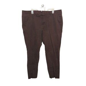 Incotex Classic Fit Mens Brown Winter Incochino Pants Size 42 Style:BENN pockets